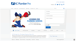 Desktop Screenshot of kcplumberpro.com